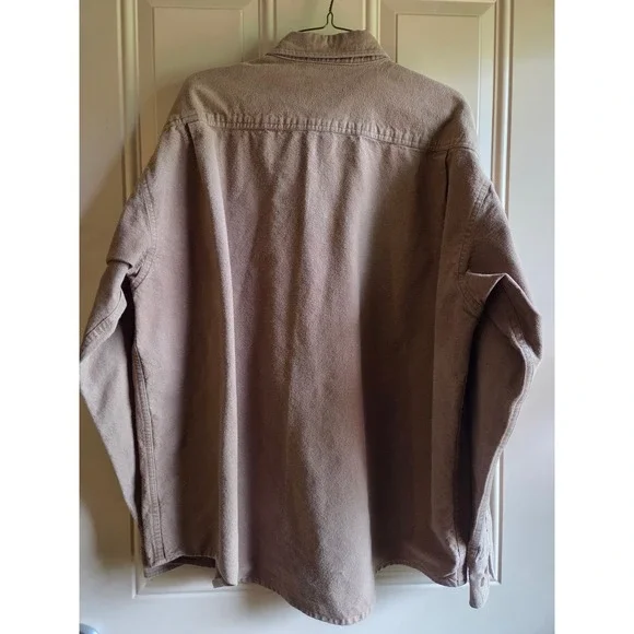 Cabela's Mens Shirt XL Work Outdoor Chamois Button Up Heavyweight Long Sleeve - Picture 5 of 5